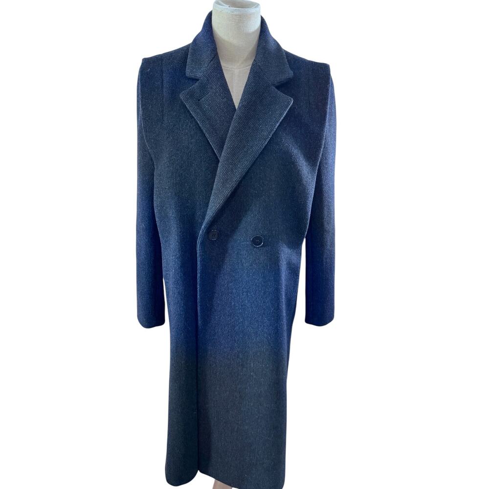 "KAREN MILLEN" Wool & Cashmere Trench Coat, USA, SZ M, Preppy, Old Money, Y2K